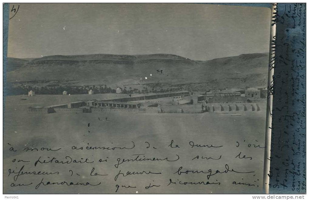 ALGÉRIE - Carte photo d´une bourgade avec 4 marabouts  postée à GERYVILLE en 1903