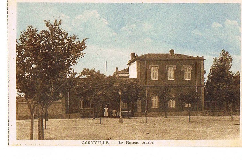 ALGERIE - GERYVILLE -Le Bureau Arabe- cpsm  -Photo Albert - Alger - neuve