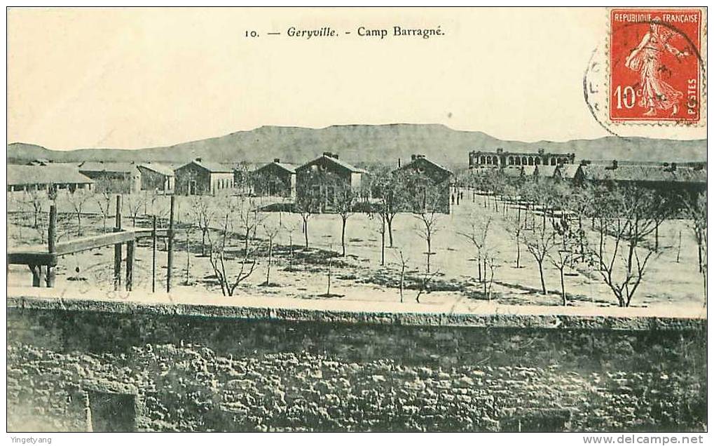 ALGERIE.GERYVILLE.CAMP BARRAGNE