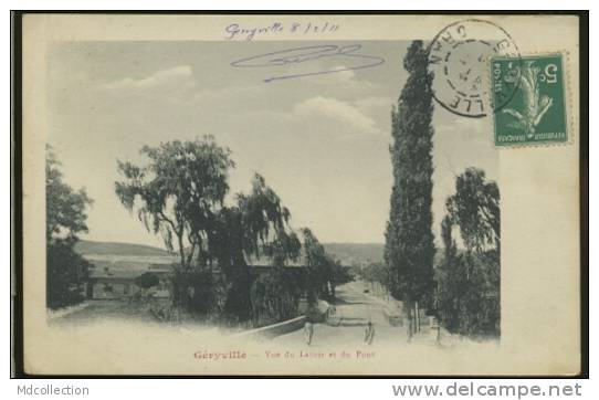 ALGERIE GERYVILLE /           Vue du lavoir et du pont       /
