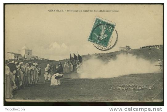 ALGERIE GERYVILLE /             Pèlerinage au Marabout Sidi-abdelkader-Djilali                /