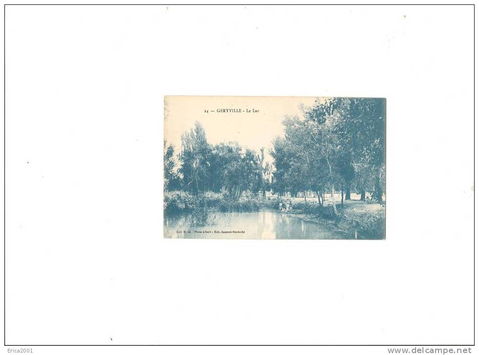 Afrique. Algérie.Villes.Autres villes. Geryville .  le lac