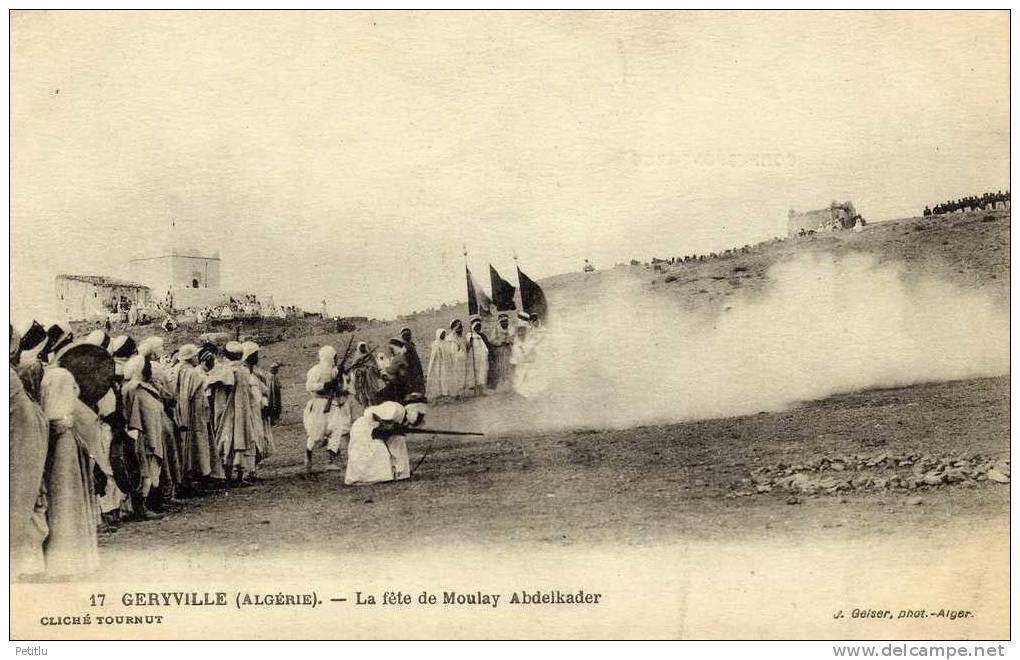 Algérie, Geryville, La fête de Moulay Abdelkader, J. Geiser Phot. N°17, Cliché Tournut