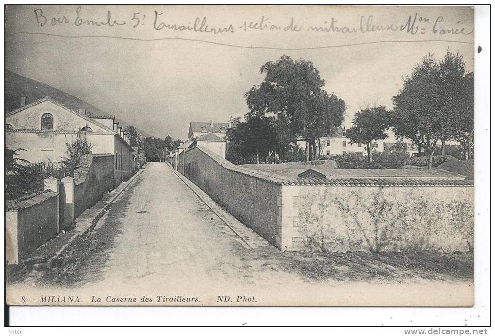 ALGERIE - MILIANA - La Caserne des Tirailleurs