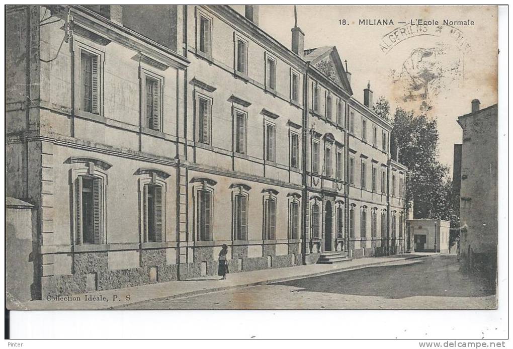 ALGERIE - MILIANA - L'Ecole Normale
