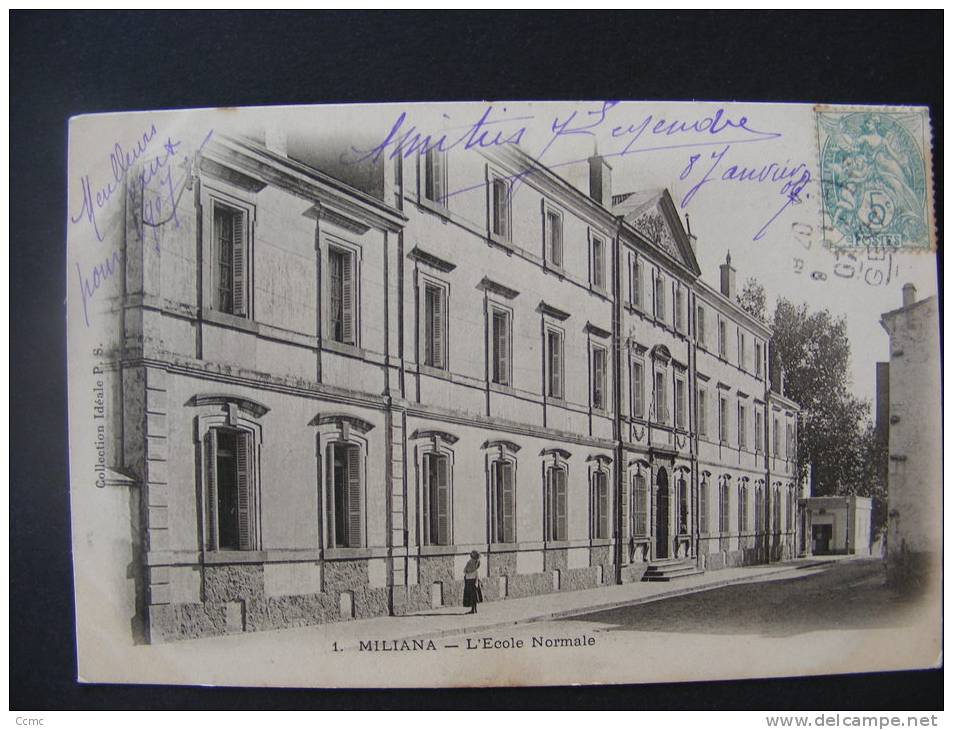 CPA Miliana (Algérie) - L'école Normale