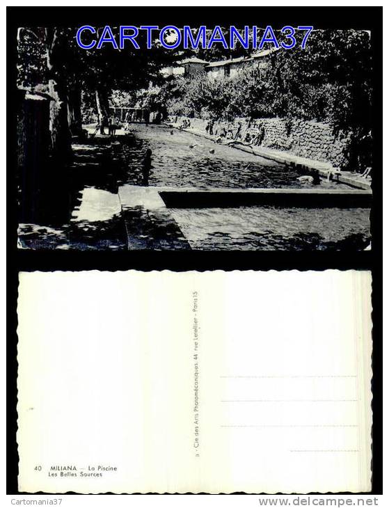 afrique-634      algerie miliana belles sources piscine