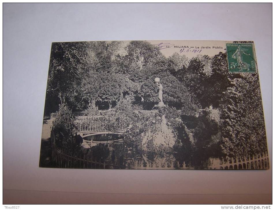 MILIANA LE JARDIN PUBLIC