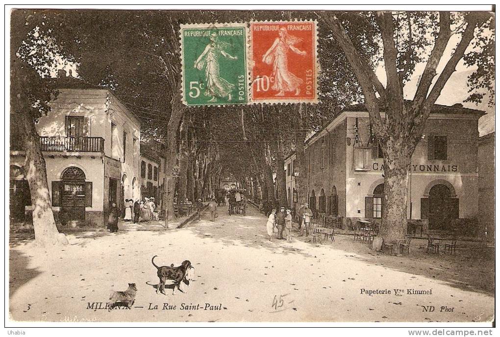 Miliana.La Rue Saint-Paul.