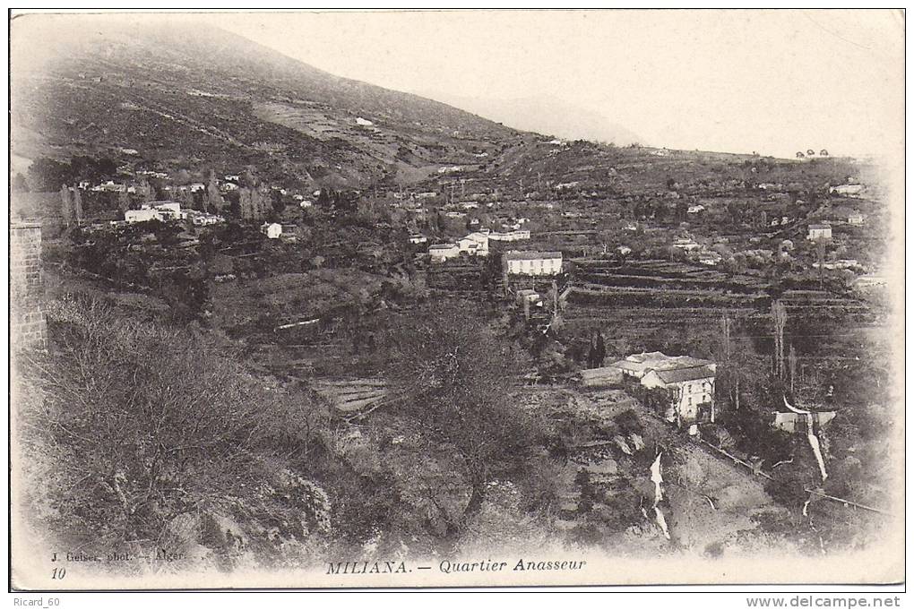 cpa miliana, quartier anasseur