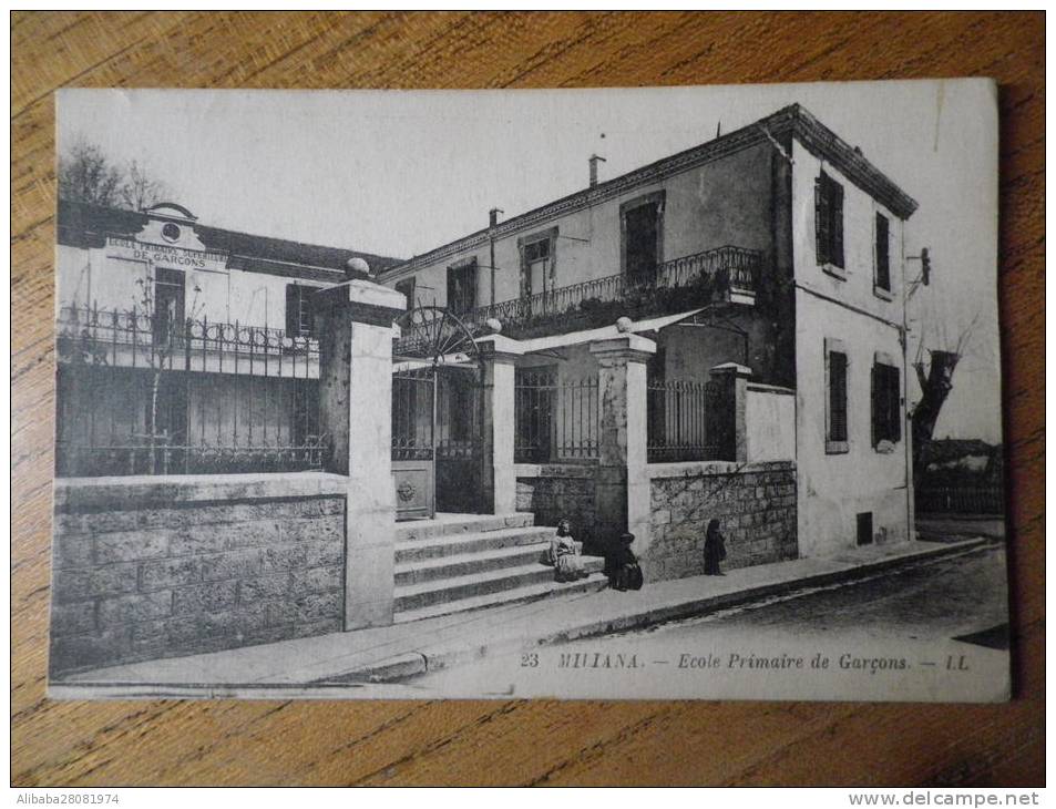 MILIANA ECOLE PRIMAIRE DE GARCONS