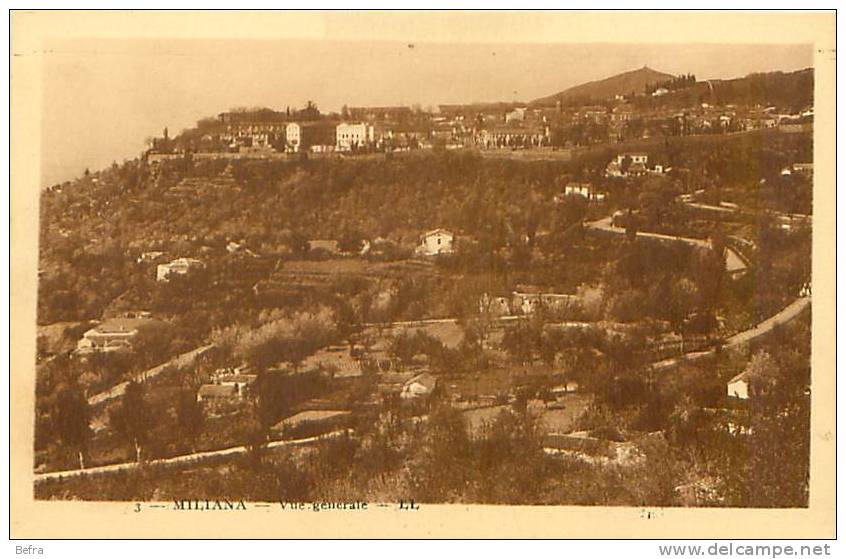 CPA        Miliana     vue générale            F-917