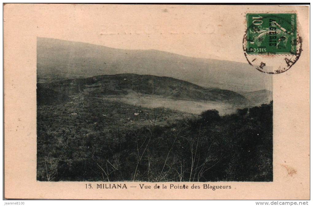 MILIANA - Vue de la pointe des Blagueurs