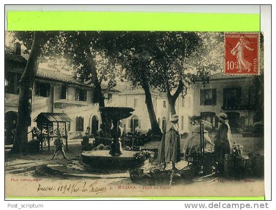 Afrique - Algérie - Miliana - place du Zaccar