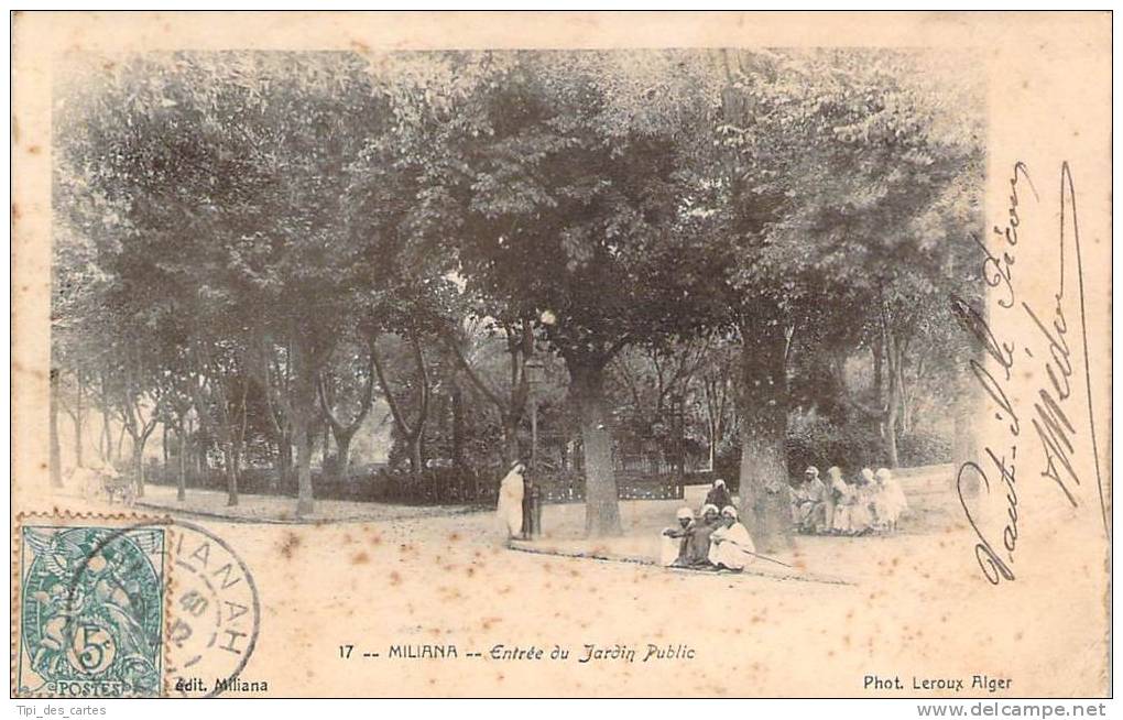 Miliana - Entrée du Jardin Public