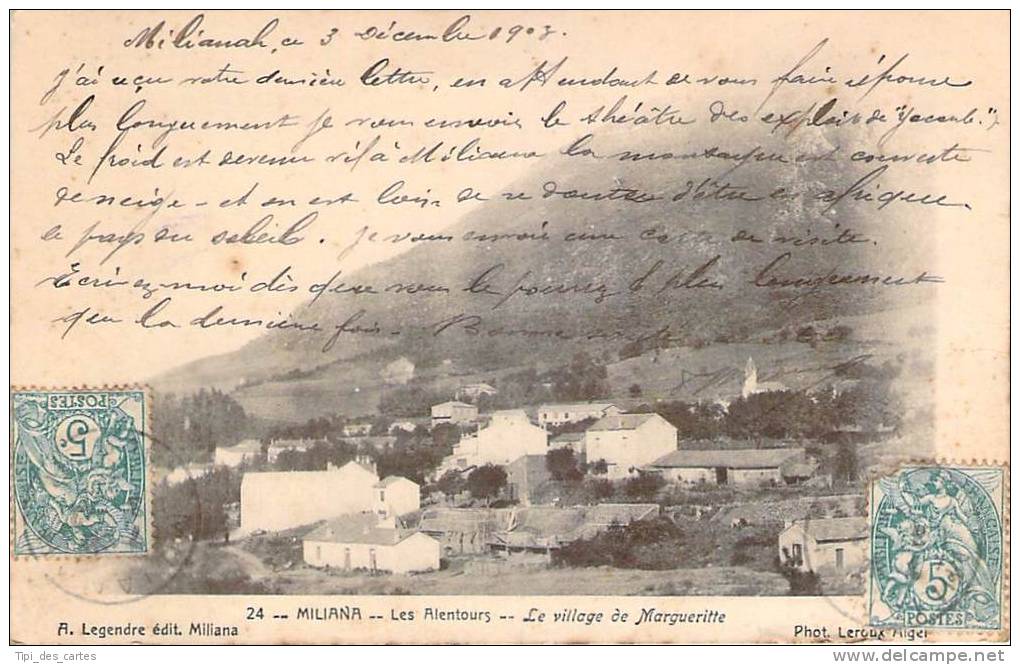 Miliana - Les Alentours, Le Village de Margueritte