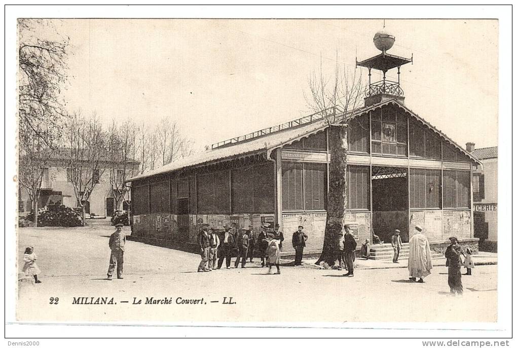ALGÉRIE - MILIANA - Le Marché Couvert