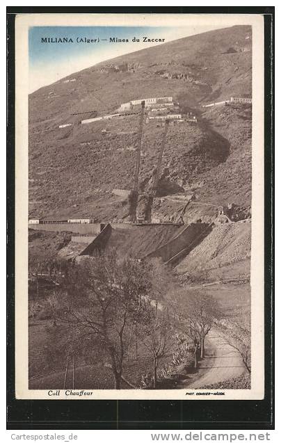 CPA Miliana, Mines du Zaccar