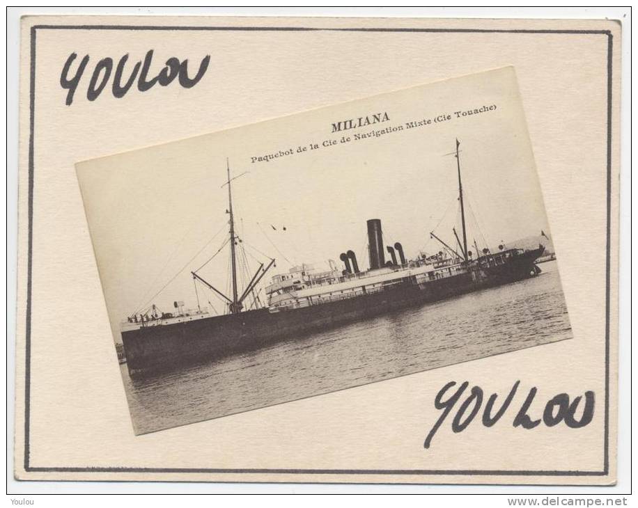 CPA - Bateau  Paquebot de la Cie Navigation Mixte(Cie Touache)