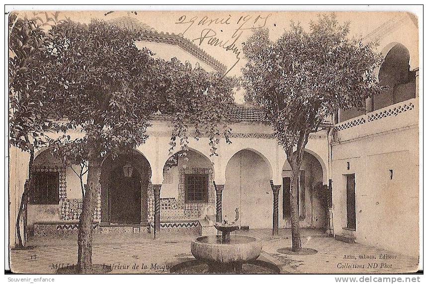 Miliana Intérieur de la Mosquée Algérie Afrique
