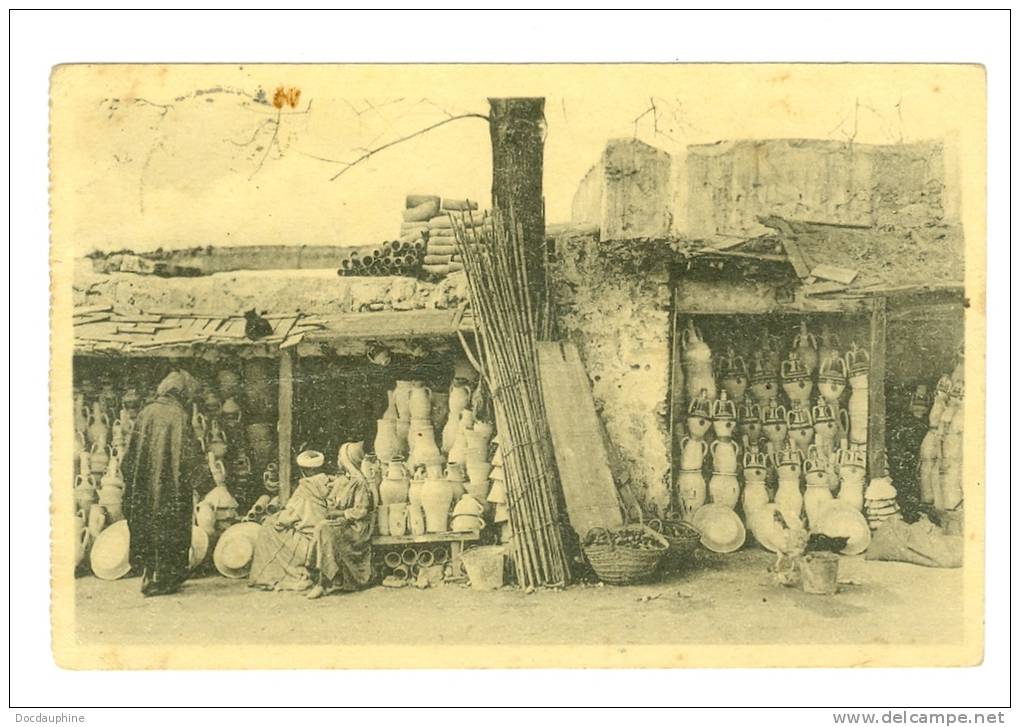 MEKNES quartier des potiers 1942 FM régiment de tirailleurs algériens miliana edit la cigogne