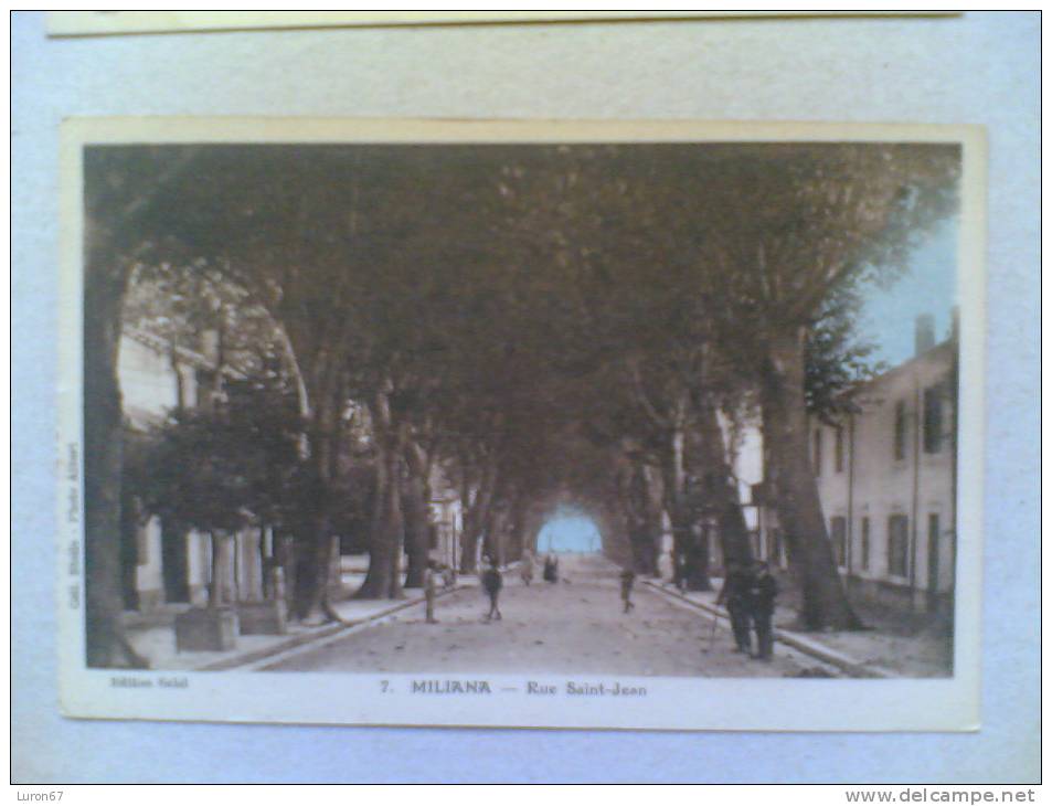 CPA DE MILIANA Rue de St Jean