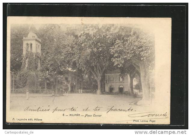 CPA Miliana, Place Carnot