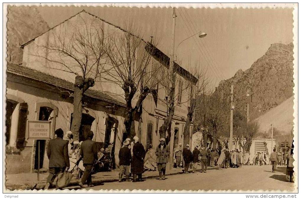 ALGERIE Carte Photo à identifier MILIANA ? Hôtel Restaurant Café de la Renaissance