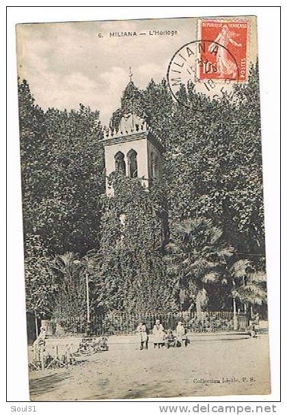 MILIANA  -  L´ HORLOGE  + PERSONNAGES  TBE