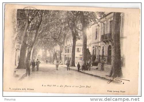 Miliana la mairie et rue saint paul