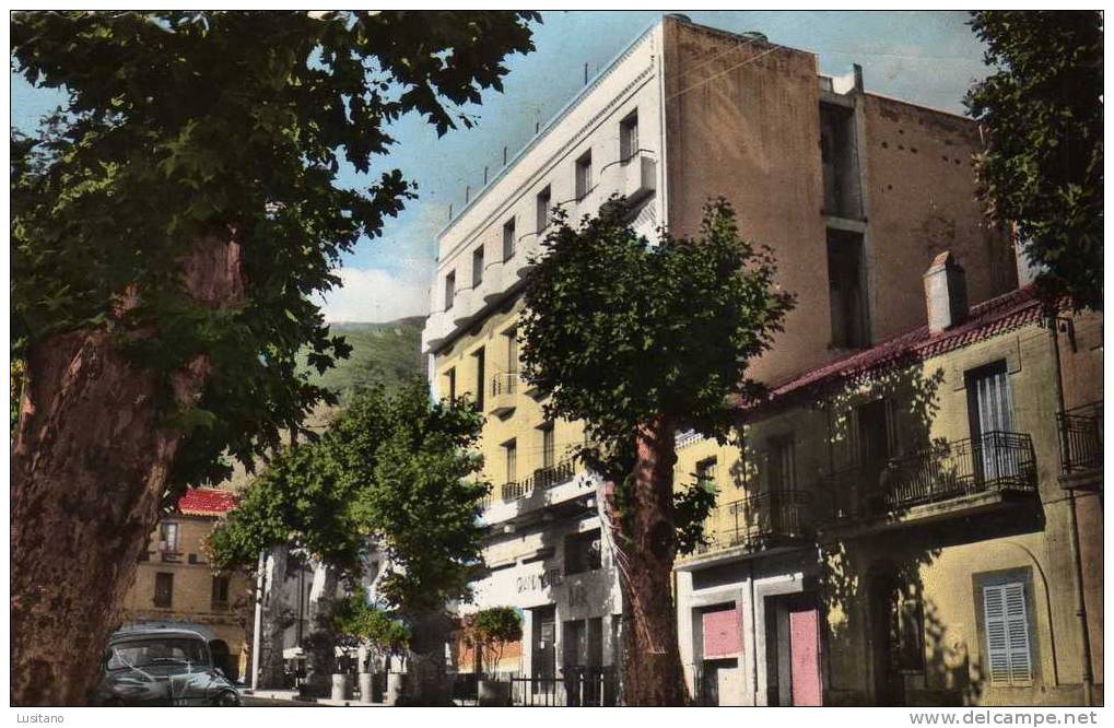 Miliana - Alger - Le Grand Hôtel rue Saint Jean - Stamp Timbre ( 2 scans ) Algeria Algérie - Afrique