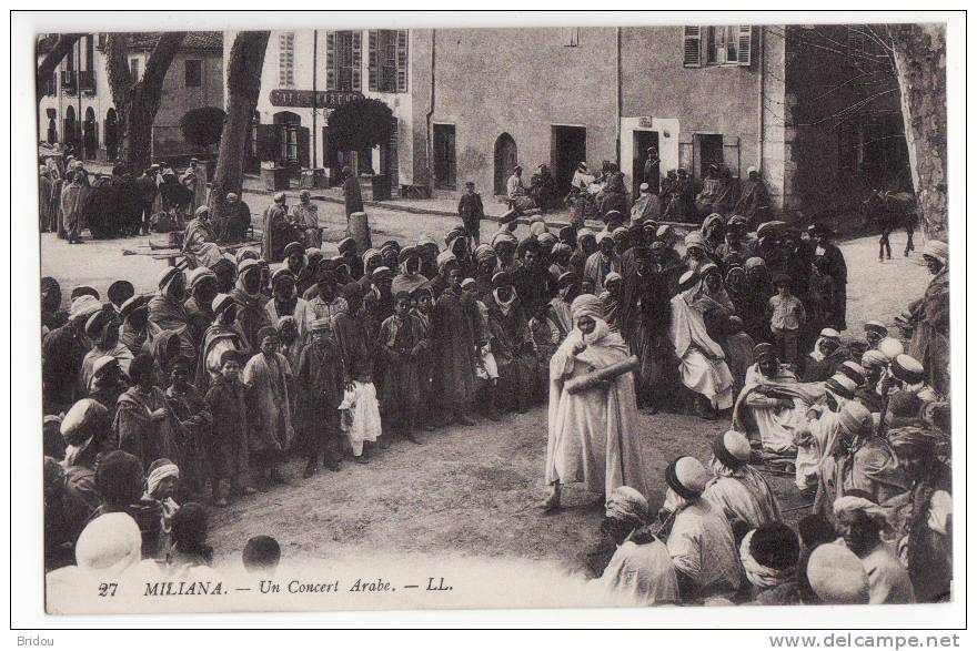 Algérie  MILIANA   Un concert arabe