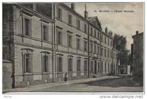 N°7408 -cpa Miliana -l'école Normale-