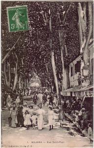 MILIANA Rue Saint-Paul.Trés animée