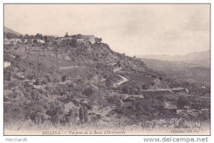 ALGERIE.MILIANA.VUE PRISE DE LA ROUTE D ORLEANSVILLE