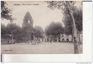 MILIANA place  Carnot et l´Horloge