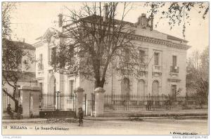 ALGERIE / MILIANA / LA SOUS PREFECTURE