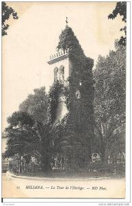 algérie miliana la tour de l'horloge