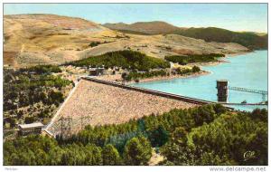 AFRIQUE. ALGERIE. MILIANA. Vue sur Le Barrage du Ghribs. Carte Dentelée.