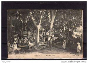 ALGERIE Miliana Marché Arabe, bien animée, ed ND 17, 192?