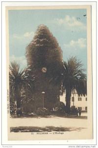 carte de miliana l' horloge