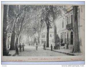 Miliana 4 la mairie et rue Saint Paul  A. legendre Leroux etat