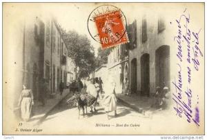 ALGERIE - MILIANA - Rue du Caire