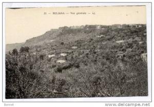 ALGERIE   MILIANA    VUE GENERALE