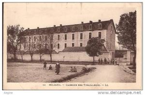 ALGERIE- ref no 616- miliana - caserne des tirailleurs -