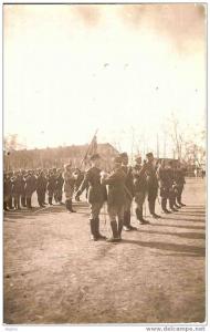 ALGERIE- ref no 368- carte photo militaire -texte verso-souvenir de la journee du 16janvier1936 a miliana  - bon etat