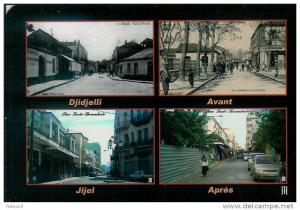 GL)45) Djidjelli Ville avant et après - Carte 4 vues