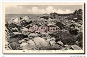 CPA Route de Bougie a Djidjelli En vue de Djidjelli Algerie