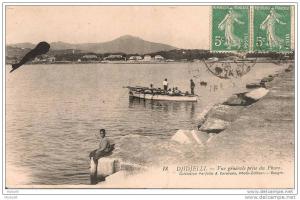 DJIDJELLI,,,,,,,,VUE GENERALE  prise du  PHARE ,,,,,,BELLE  ANIMATION,,,VOYAGE  1910,,,,