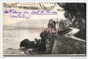 CPA Route de Bougie a Djidjelli